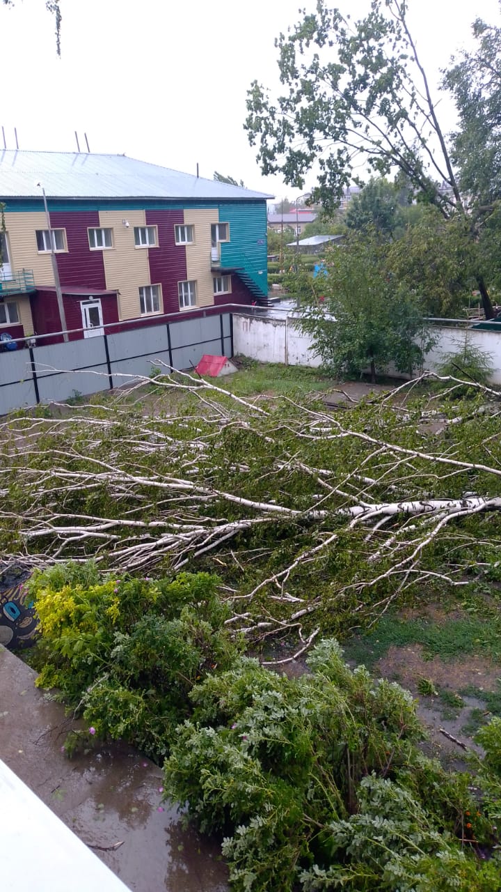 Сильнейший ураган прошел в Агрызе | 12.07.2023 | Агрыз - БезФормата