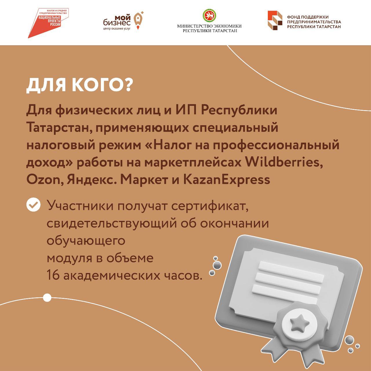 Самозанятым Татарстана помогут запустить бизнес на маркетплейсах |  27.10.2023 | Агрыз - БезФормата